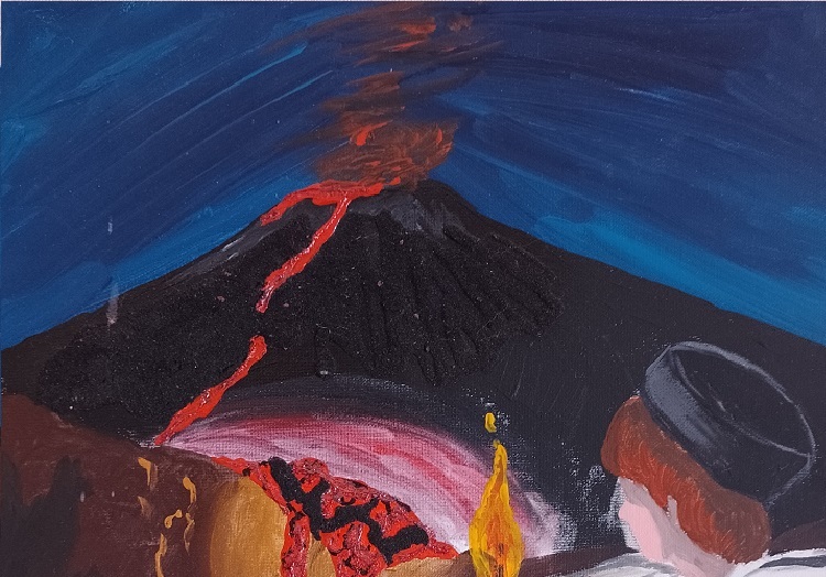 pittura di sabbia